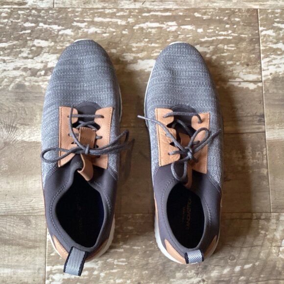 COLE HAAN Grand Motion Knit Sneaker Quiet Shade Grey/ Sesame Tan Men’s 10M main image 7